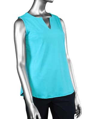 Lulu-B Keyhole Top- Clear Turquoise . Style: SPX0612P TQCL